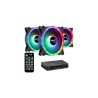 Kit de 3 Ventiladores AeroCool Duo 12 pro ARGB  / con Hub H66F / 120mm /  PWM 1000 RPM / 33.4 CFM (copia)