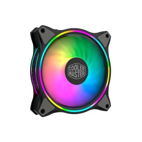 Ventilador Cooler Master Masterfan MF120 Halo Negro / 120mm / ARGB AuraSync, Mystic Light, Polychrome, RGB Fusion 2.0 / MFL-B2D