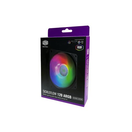 Ventilador Cooler Master Sickleflow 120 ARGB Reverse Edition